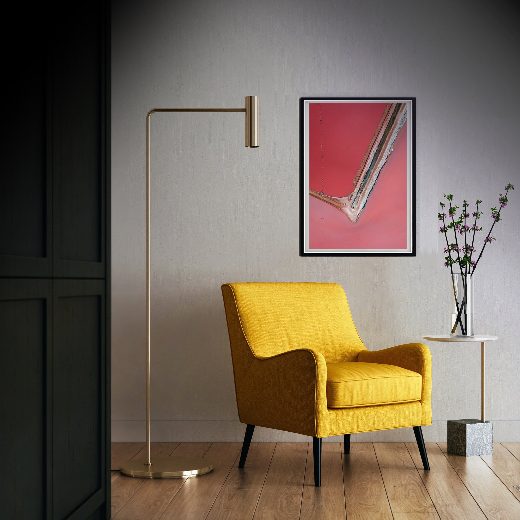 Hutt Lagoon No 1 art print [A2 or A3]