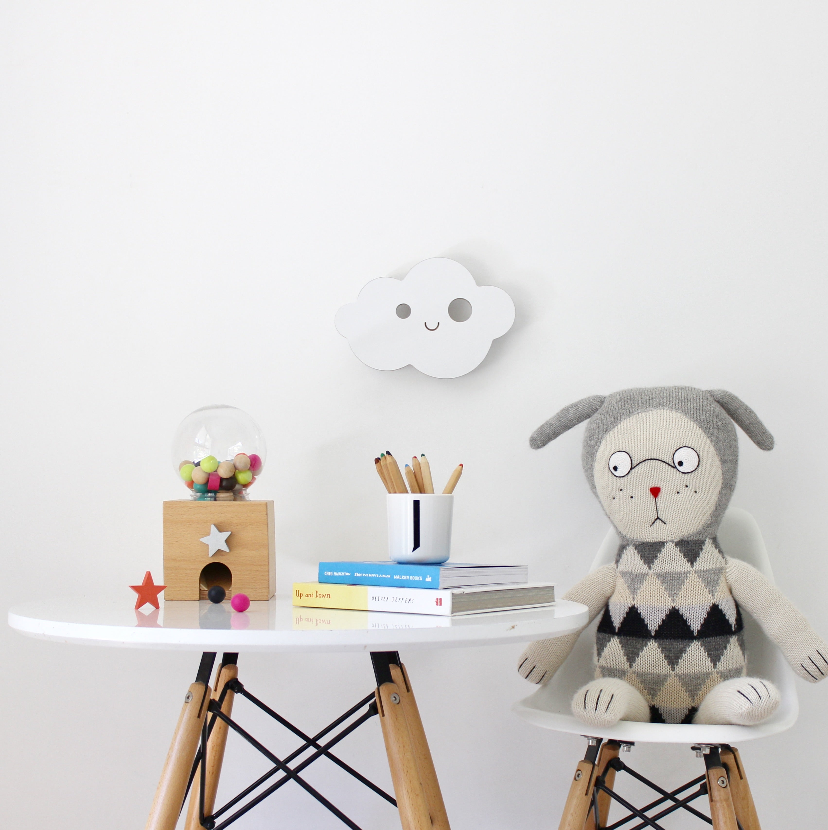 Kasper the happy Kloud wall hook