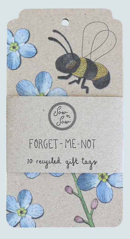 Pack of Forget-me-not Gift Tags